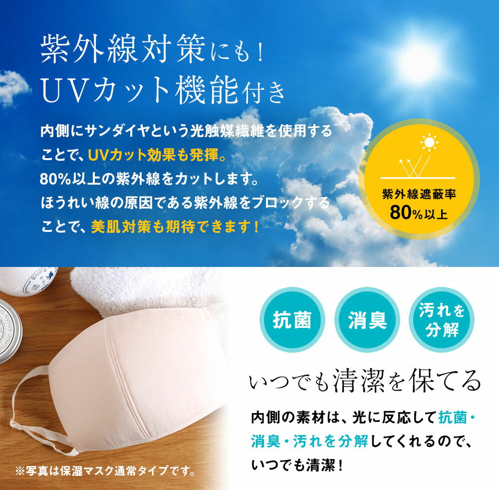 UVカット機能つき